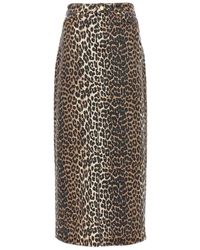 Ganni - Denim Skirts - Lyst
