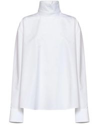 Givenchy - Overhemden ,Wit ,Katoen Omgekeerd Shirt - Lyst