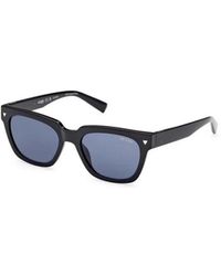Guess - Originals Square Logo Zonnebril - Lyst
