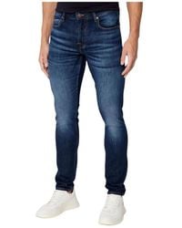 Guess - Jeans ,Blauw ,Denim Slim-Fit Jeans - Lyst