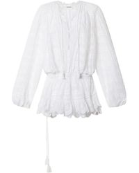 Isabel Marant - Overhemden ,Wit ,Katoen Preya Dress - Lyst