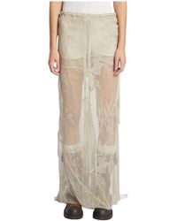 Ann Demeulemeester - Sheila Long Bias Skirt - Lyst