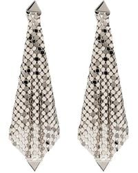 Rabanne - Pixel Mesh Ohrringe - Lyst