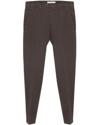 BRIGLIA - Broeken ,Bruin ,Katoen Katoenen Blend Chino Broek - Lyst