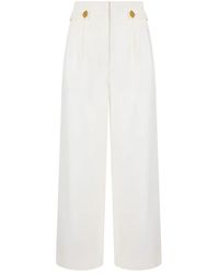Moschino - Wide Trousers - Lyst