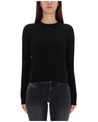 DIESEL - Distressed Rib-Knit Pullover Sweater - Lyst