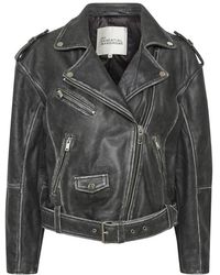 My Essential Wardrobe - Leren En Suède Jassen - Lyst