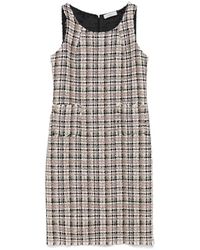 Charlott - Weiße ärmellose kleid mit taschen - Lyst