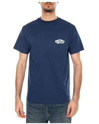 Vans - Tops ,Blauw ,Katoen T-Shirts - Lyst