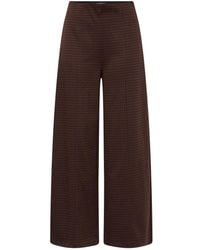 Ichi - Broeken ,Bruin ,Broek - Lyst