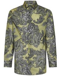 Etro - Stilvolles bedrucktes baumwollhemd,shirts - Lyst