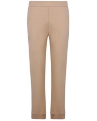Burberry - Baumwoll-sweatpants mit elastischem bund - Lyst