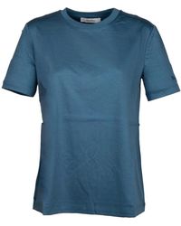 Max Mara - Blaues cosmo baumwolle modal t-shirt - Lyst