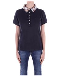 Barbour - Tops ,Blauw ,Polo Shirts - Lyst