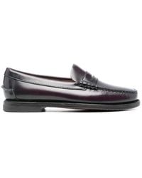 Sebago - Braune leder slip-on sandalen - Lyst