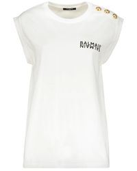 Balmain - Sleeveless Tops - Lyst