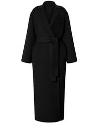 Alberta Ferretti - Jassen ,Zwart ,Wol Lange Wikkeljas - Lyst