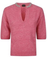 Pinko - V-Neck Knitwear - Lyst