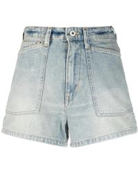 KENZO - Denim Shorts - Lyst
