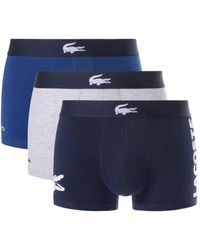 Lacoste - Tripack Boxer Coton Stretch - Lyst