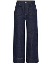 Ichi - Wide Jeans - Lyst