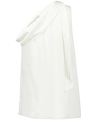 Stella McCartney - Elegant One-Shoulder Scarf Top - Lyst