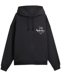 Y-3 - Hoodies & Sweatvesten ,Zwart ,Katoen Merch Hoodie - Lyst
