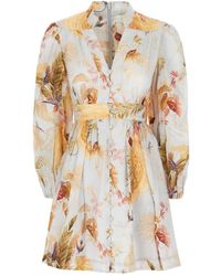 Zimmermann - Short Dresses - Lyst