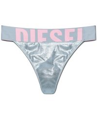 DIESEL - Badmode ,Blauw ,Onderkant Van Badpak - Lyst