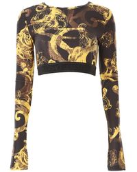 Versace Jeans Couture - Long Sleeve T-Shirts - Lyst