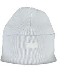 Levi's - Accessoires ,Grijs ,Lichtblauwe Acryl Hoeden & Mutsen - Lyst