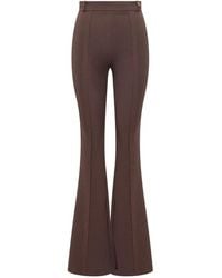 Elisabetta Franchi - Wide Trousers - Lyst