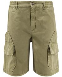 Loewe - Korte Broeken ,Groen ,Katoen Paula's Ibiza Cargo Bermuda Shorts - Lyst