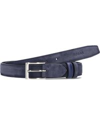 Hogan - Accessoires ,Blauw ,Suède Riem - Lyst