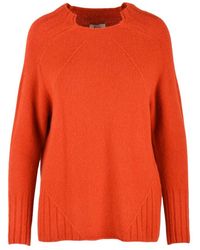 Dixie - Truien & Vesten ,Oranje ,Rondgebreide Trui - Lyst