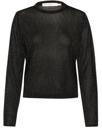 Inwear - Zwarte Glitter Gebreide Trui - Lyst