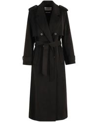 IVY & OAK - Blauer Wollmäntel Colette - Lyst
