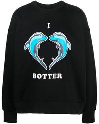 BOTTER - Hoodies & Sweatvesten ,Zwart ,Katoen Sweatshirt - Lyst