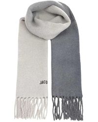 Jacquemus - Accessoires ,Grijs ,Wol Moisson Sjaal - Lyst