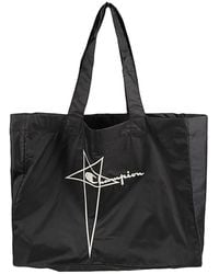 Rick Owens - Tassen ,Zwart ,Nylon Logo Tote Bag - Lyst