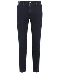 Re-hash - Blauw Zwart Denim Broek Met Amerikaanse Zakken - Lyst