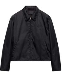 Prada - Jack Met Rits En Triangelvormig Logo - Lyst