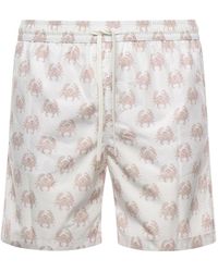 Eleventy - Badmode ,Veelkleurig ,Nylon Zwemshorts - Lyst