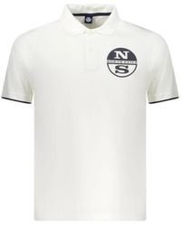 North Sails - Tops ,Wit ,Katoen Witte Katoenen Poloshirt - Lyst