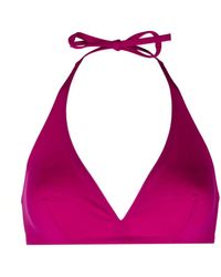 Eres - Top bikini triangolare rosa lampone - Lyst