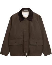 Norse Projects - Jassen ,Bruin ,Katoen Holmen Wax Raglan Light Jacket - Lyst