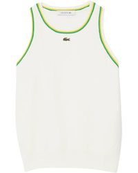 Lacoste - Sleeveless Tops - Lyst