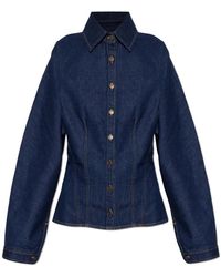 Agolde - Overhemden ,Blauw ,Katoen Devon Shirt - Lyst