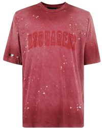 DSquared² - Casual baumwoll t-shirt - Lyst