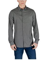 ARMANI EXCHANGE - Langarmhemd frühling/sommer kollektion - Lyst